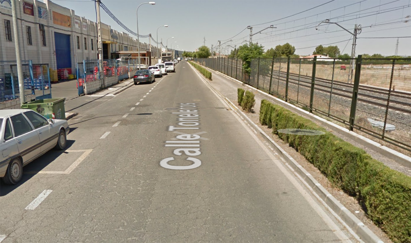 El accidente se ha producido en la calle Toneleros.