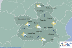 Previsiones de Aemet para hoy, miércoles 17 de abril.