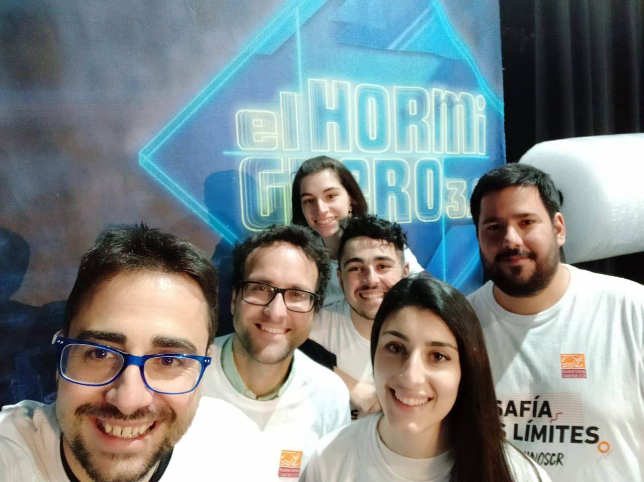 Alumnos de la Escuela de Caminos en su visita a El Hormiguero 3.0.