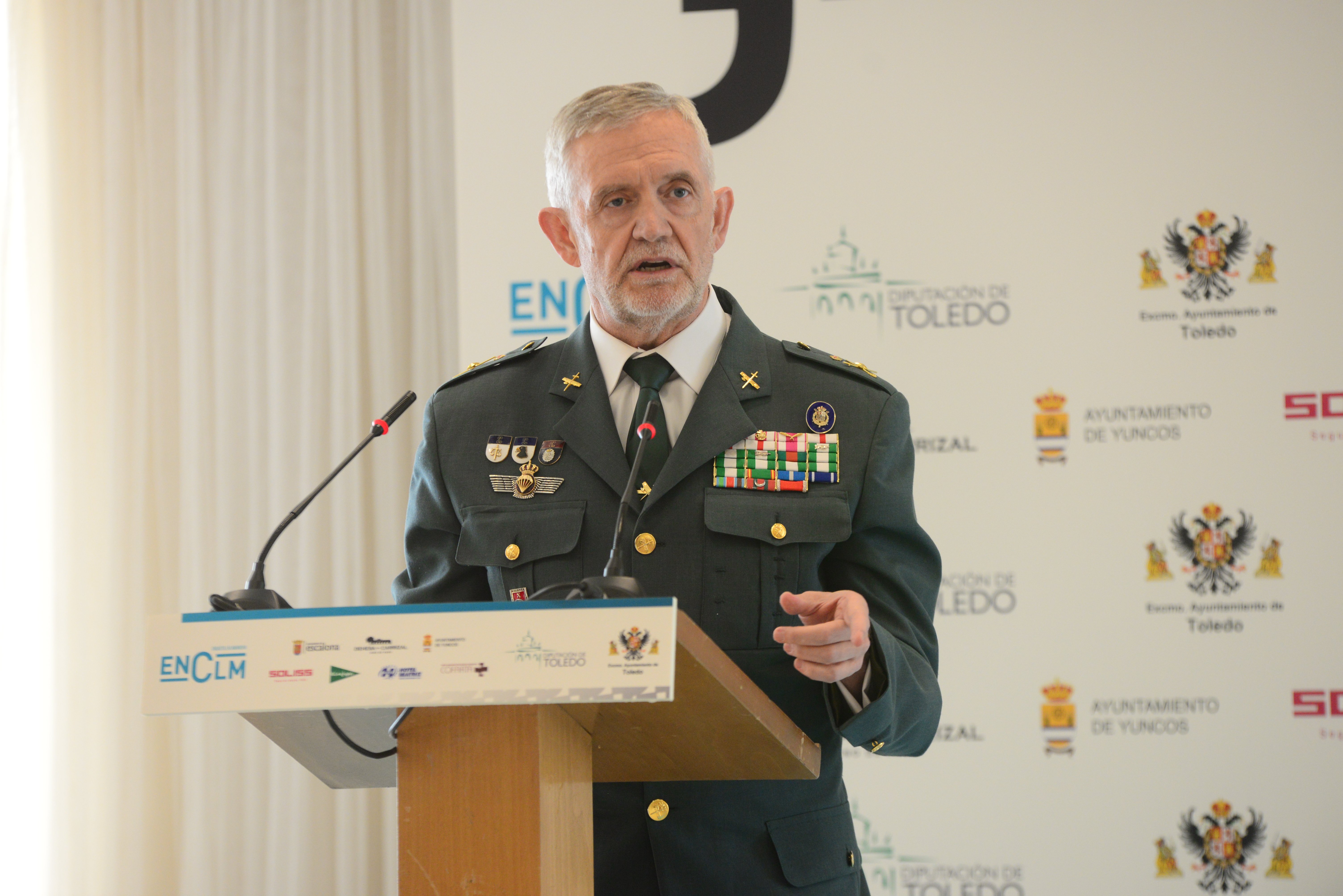 Manuel Llamas, general de Brigada Jefe de la Zona de la Guardia Civil de Castilla-La Mancha