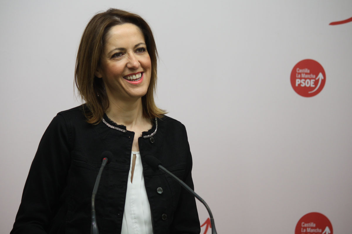 Cristina Maestre, portavoz del PSOE regional,