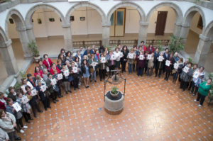 Manifestación de la plataforma 8M de Toledo en apoyo a la familia de Cristina Martín.