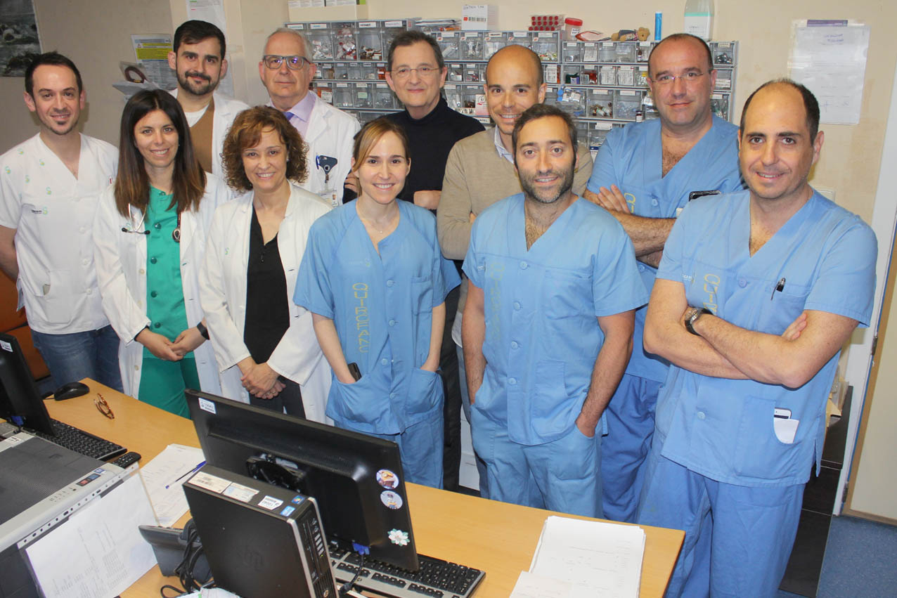 El equipo del Complejo Hospitalario de Toledo que ha logrado el premio.