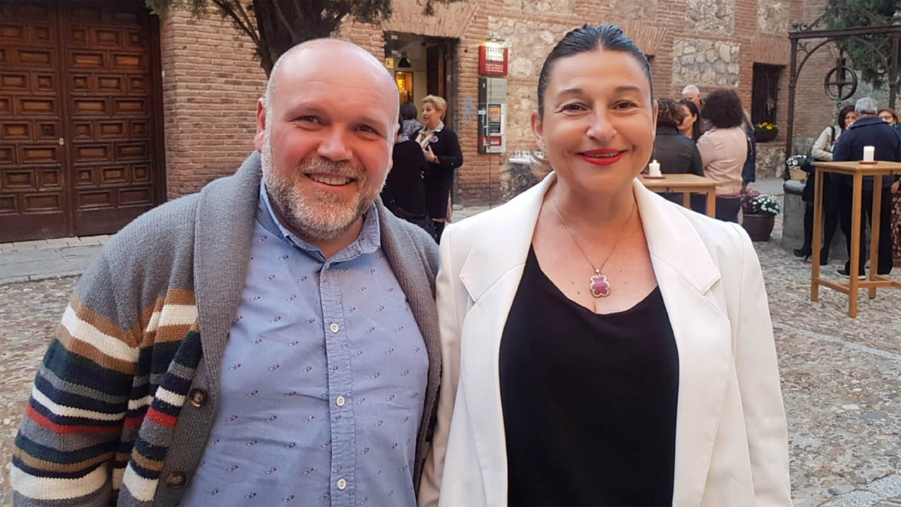 Txema Fernández y Olga Ávalos, números uno y dos de Unidas Podemos por Toledo.