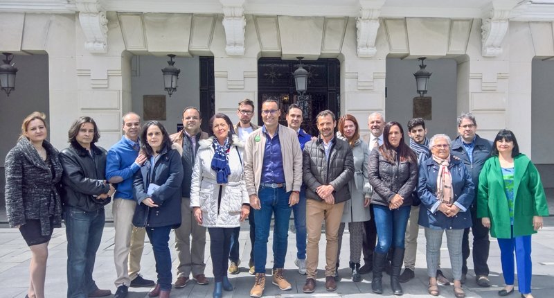 Militantes de Vox Guadalajara.