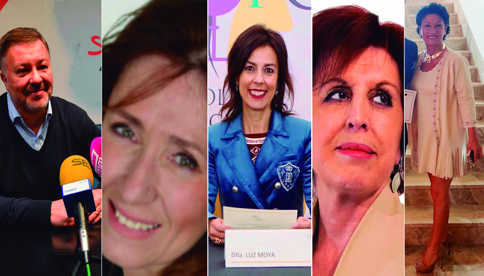 Darío Dolz, Cristina Fuentes, Luz Moya, María de los Ángeles García y Blanca Sáiz.
