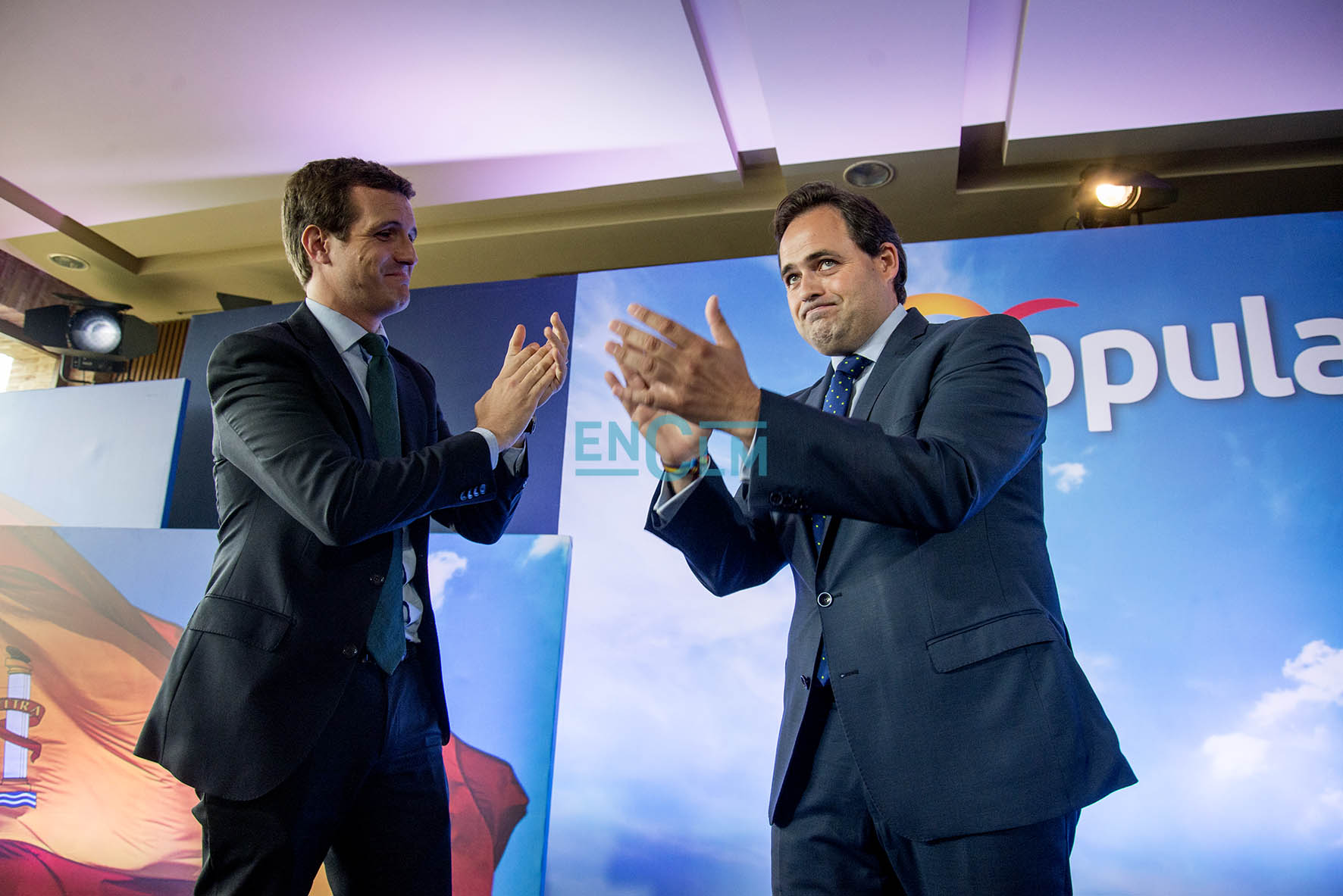 listas de espera Pablo Casado y Paco Núñez, presidentes del PP nacional y del PP de CLM.