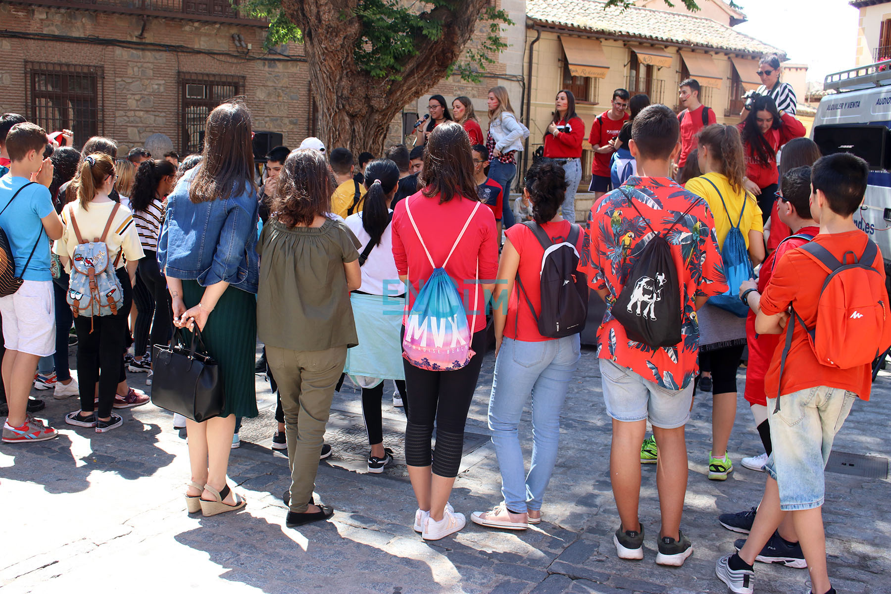 Imagen de archivo de estudiantes en Toledo. Foto: Rebeca Arango.