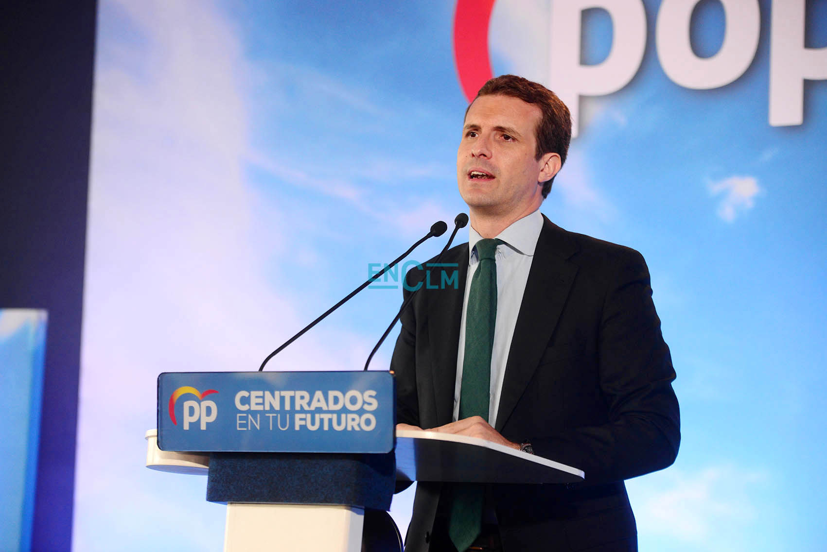 El presidente del PP, Pablo Casado.