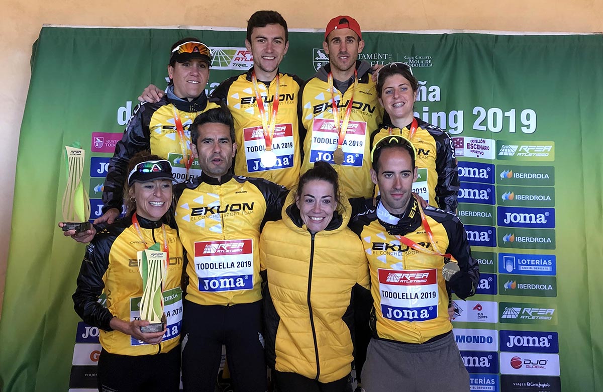 Los dobles campeones del Ekuon El Conchel Sport Team