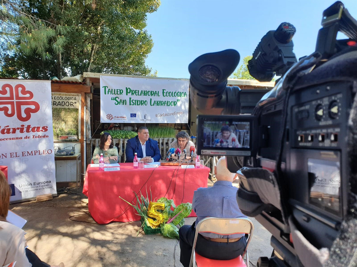 Rueda de prensa de Cáritas Diocesana de Toledo.