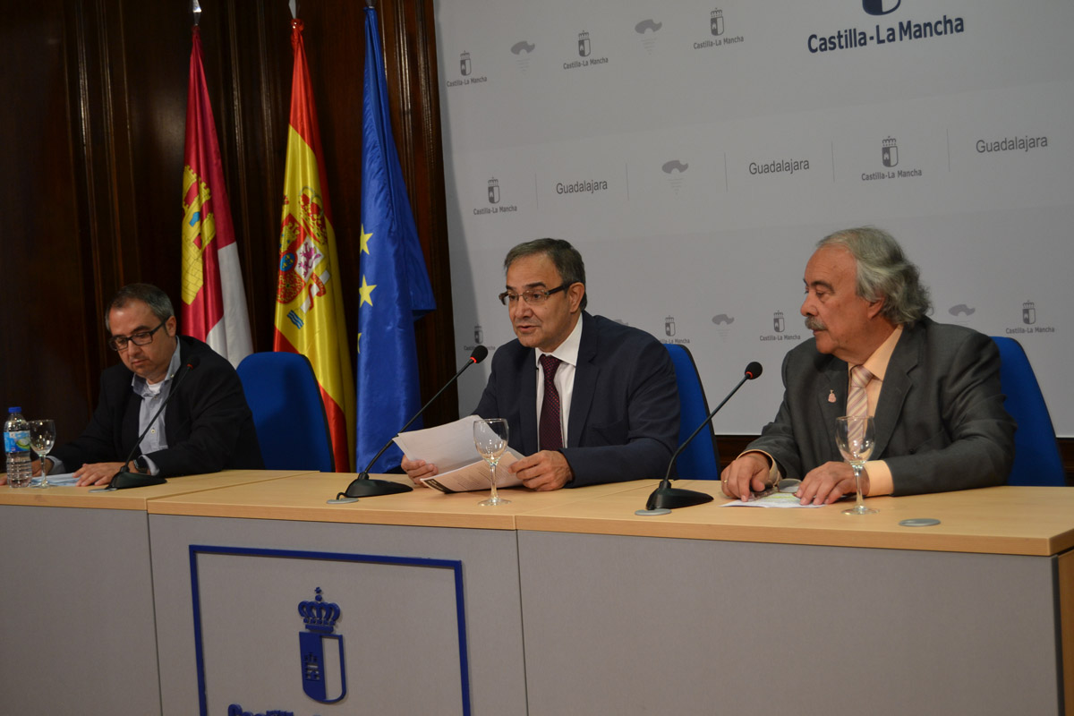 Rueda de prensa ofrecida por el viceconsejero de Cultura, Jesús Carrascosa.