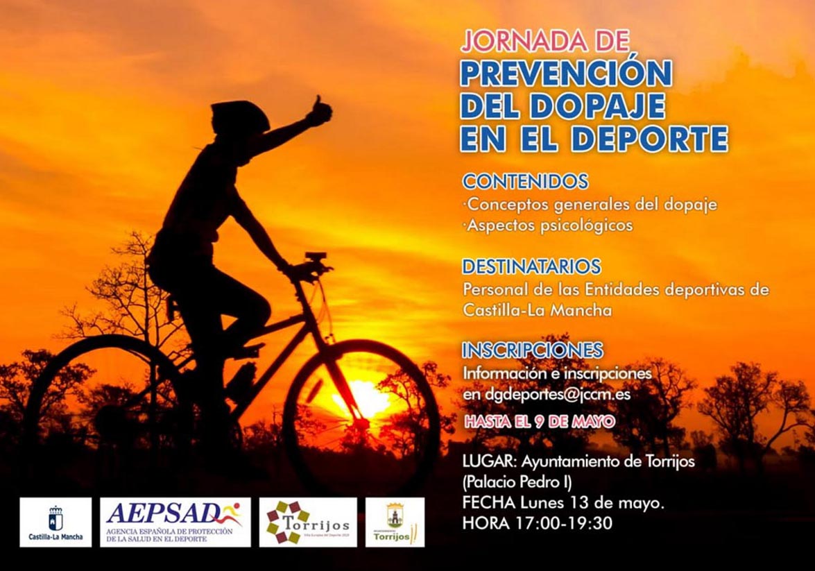 Cartel de la Jornada de Prevención del Dopaje en el Deporte