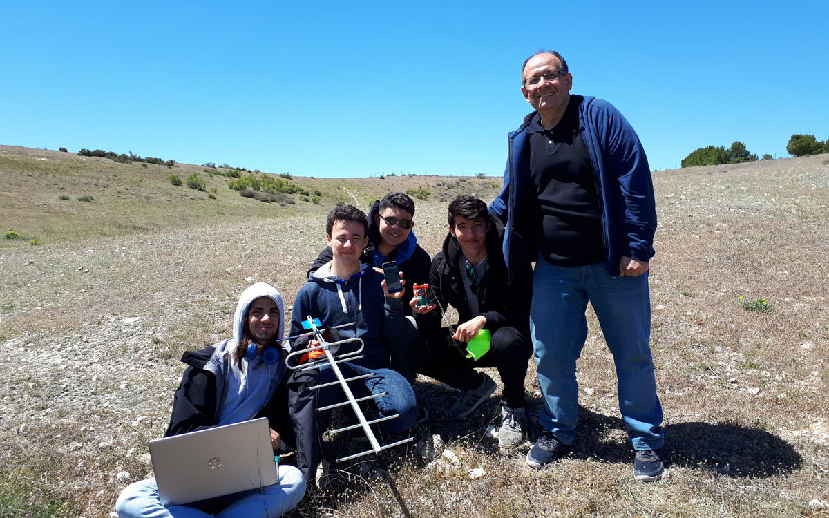 Alumnos del IES El Greco premiados por la Agencia Espacial Europea.