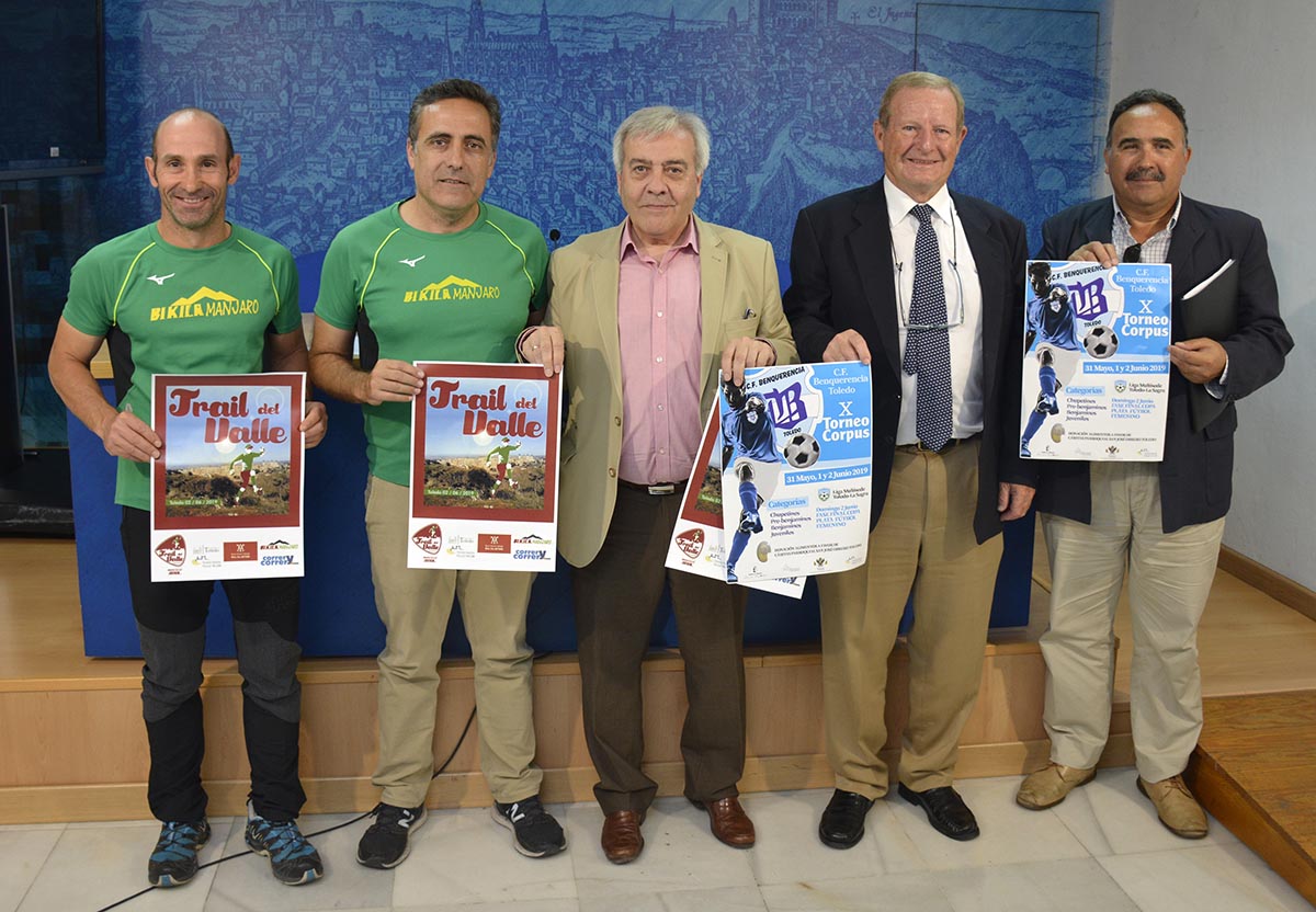 Presentación de tres eventos deportivos en Toledo