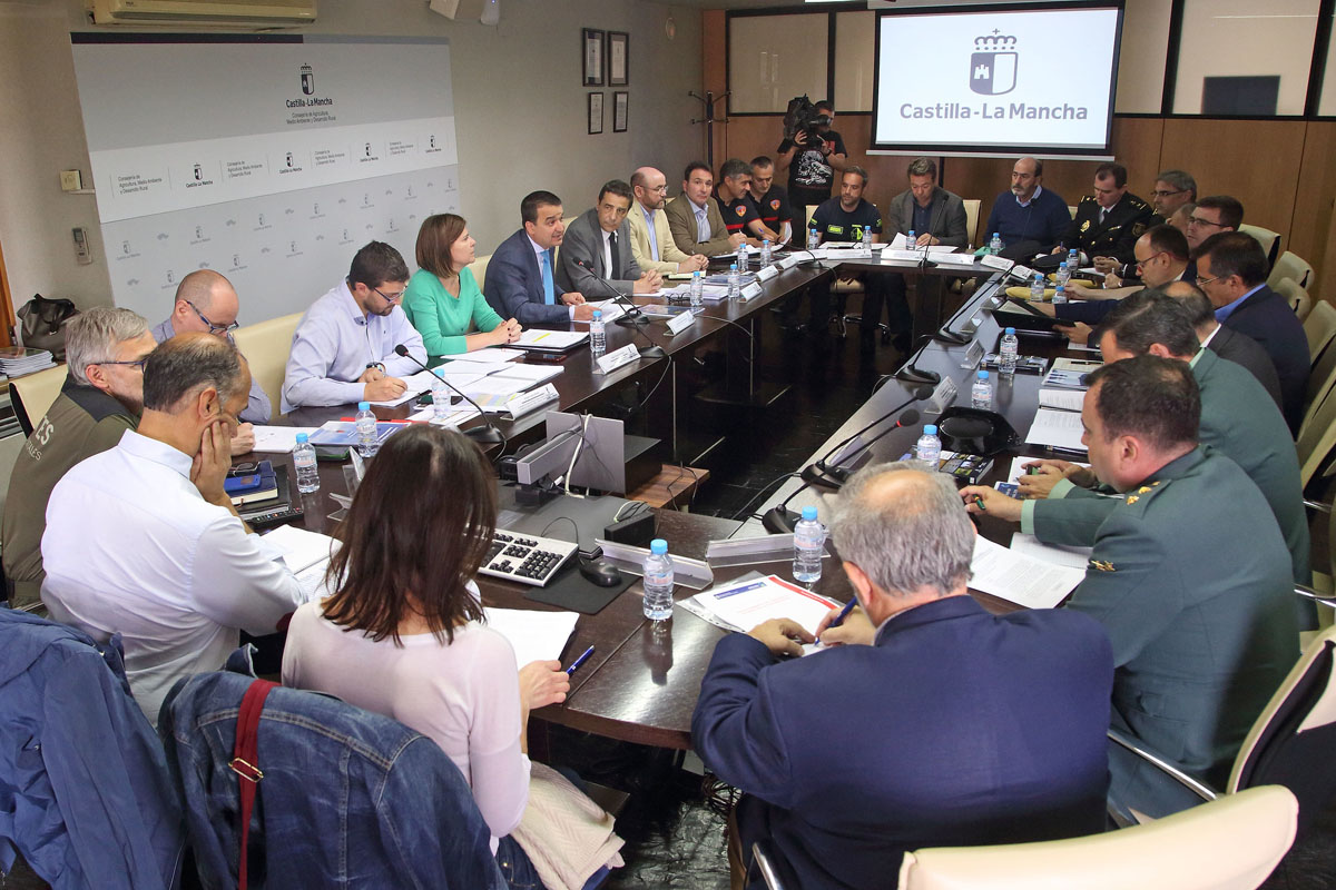 Reunión del Comité Asesor de Incendios Forestales de Castilla-La Mancha.