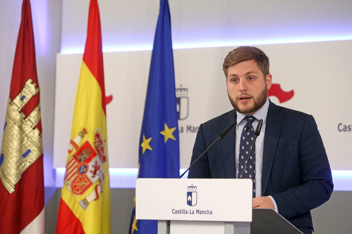 Rueda de prensa ofrecida por el portavoz del Gobierno de CLM.