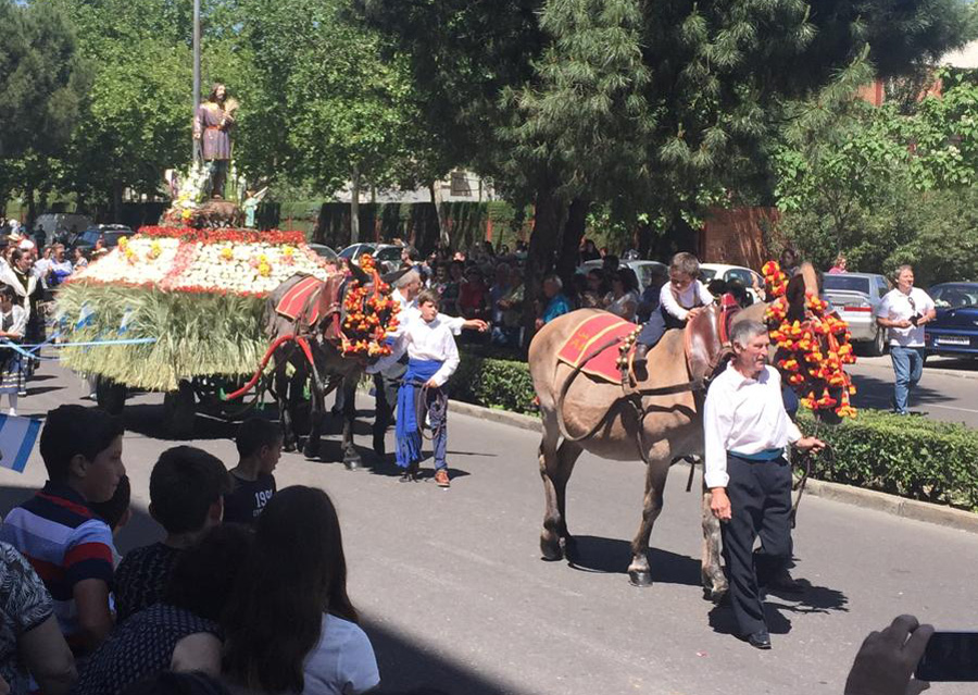 Desfile de San Isidro en Talavera.