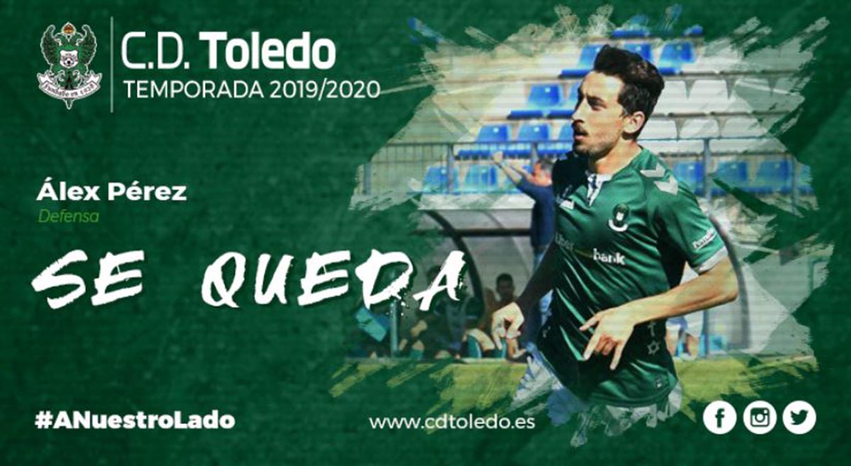 Álex Pérez sigue en el Toledo