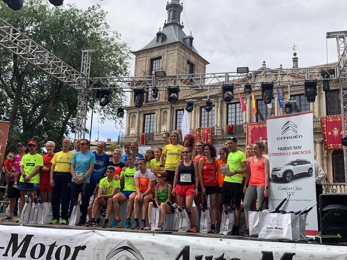 Los atletas de la carrera del Corpus de Toledo