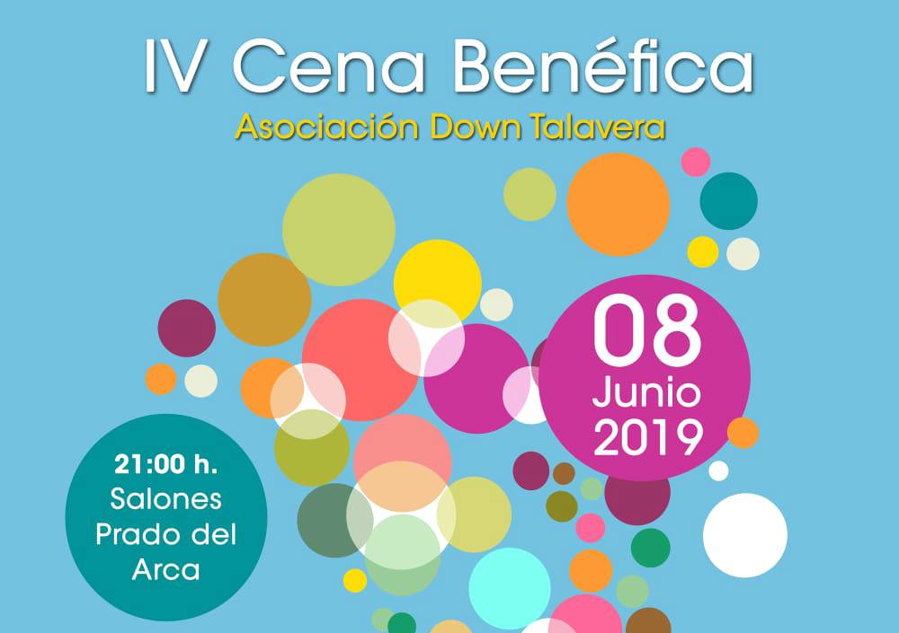 Cartel de la cena benéfica de Down Talavera