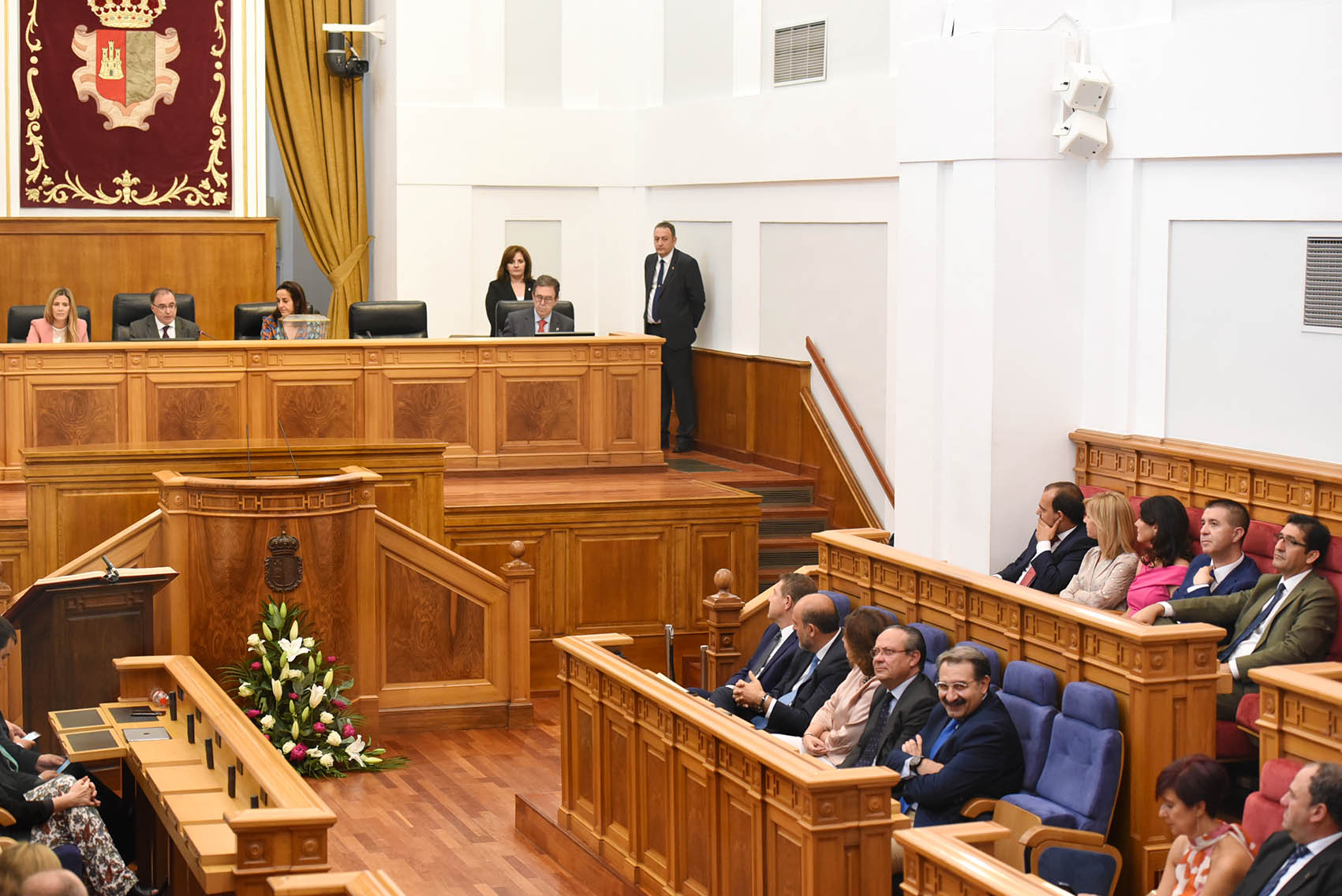 Pleno de las Cortes de Castilla-La Mancha.