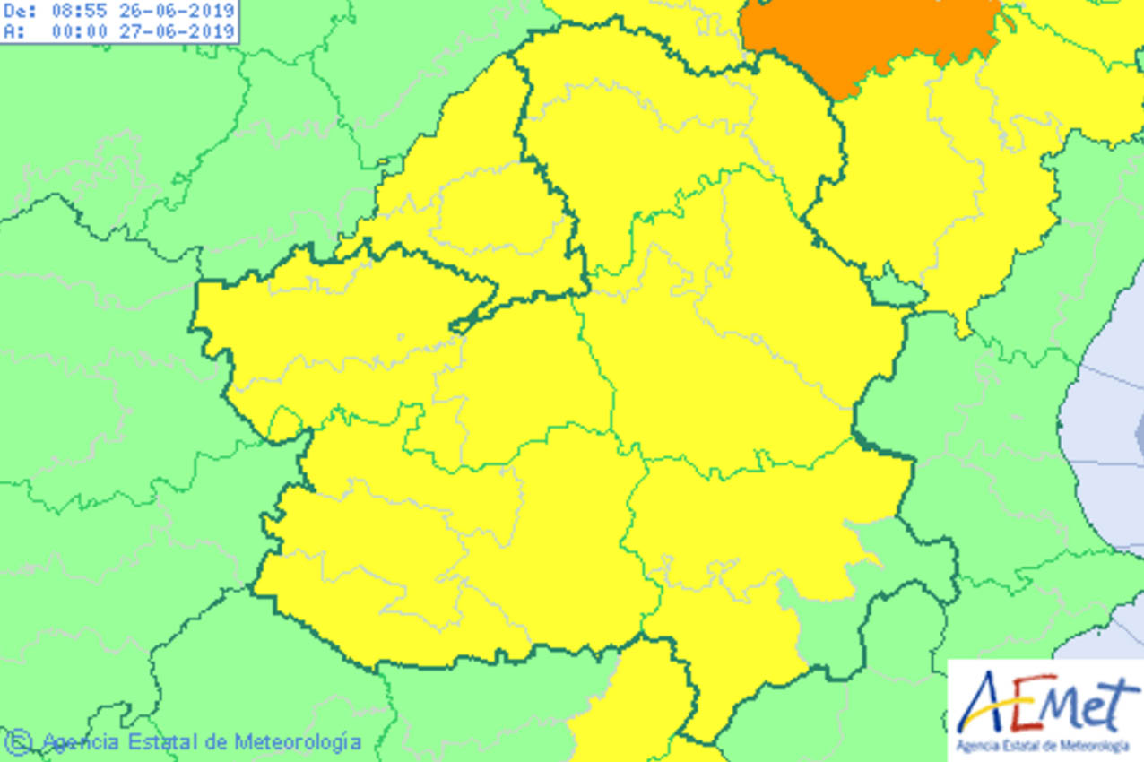 La Aemet lanza una alerta especial por la ola de calor.