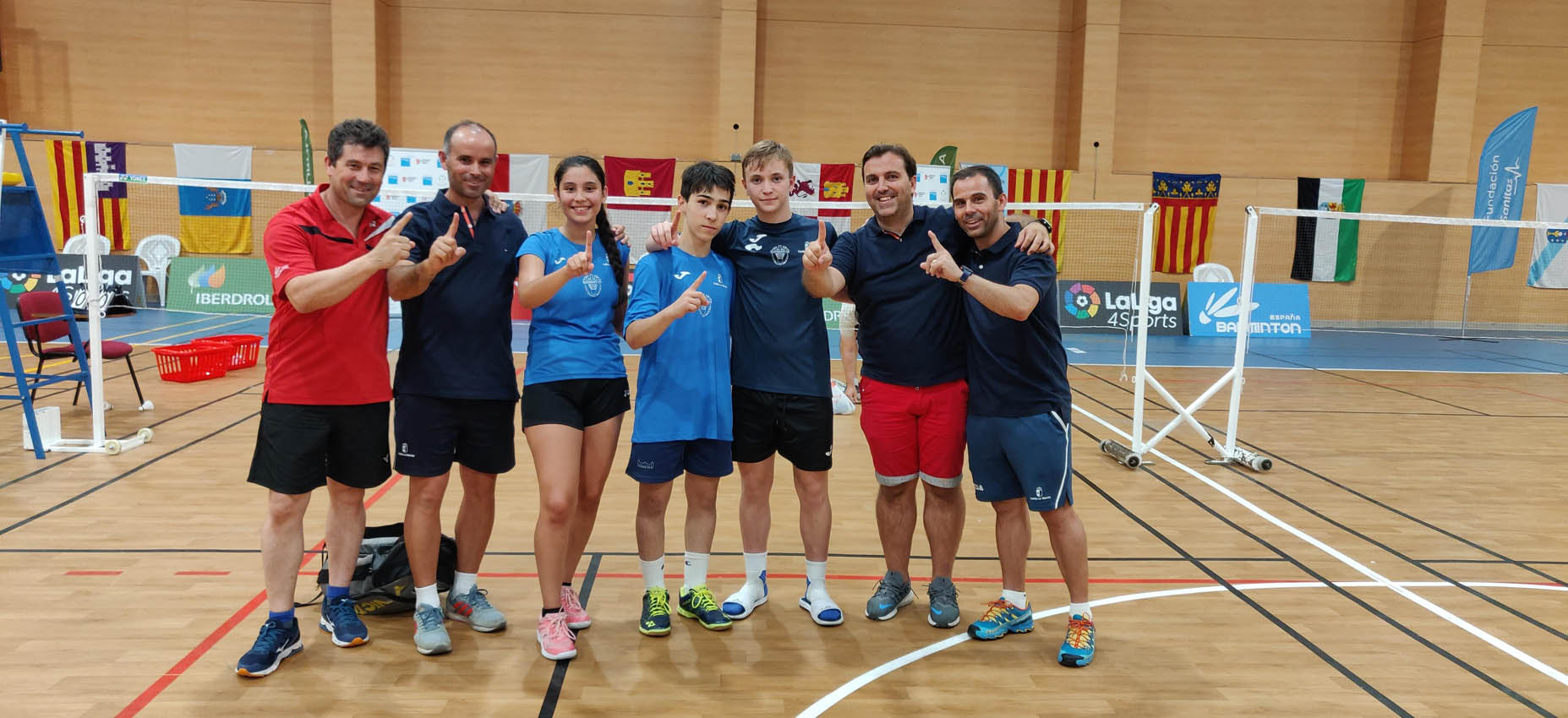 El equipo castellano-manchego triunfador.