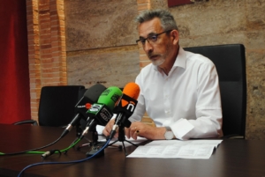 El alcalde de Valdepeñas, Jesús Martín.