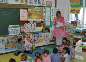 docentes Un aula de Castilla-La Mancha.