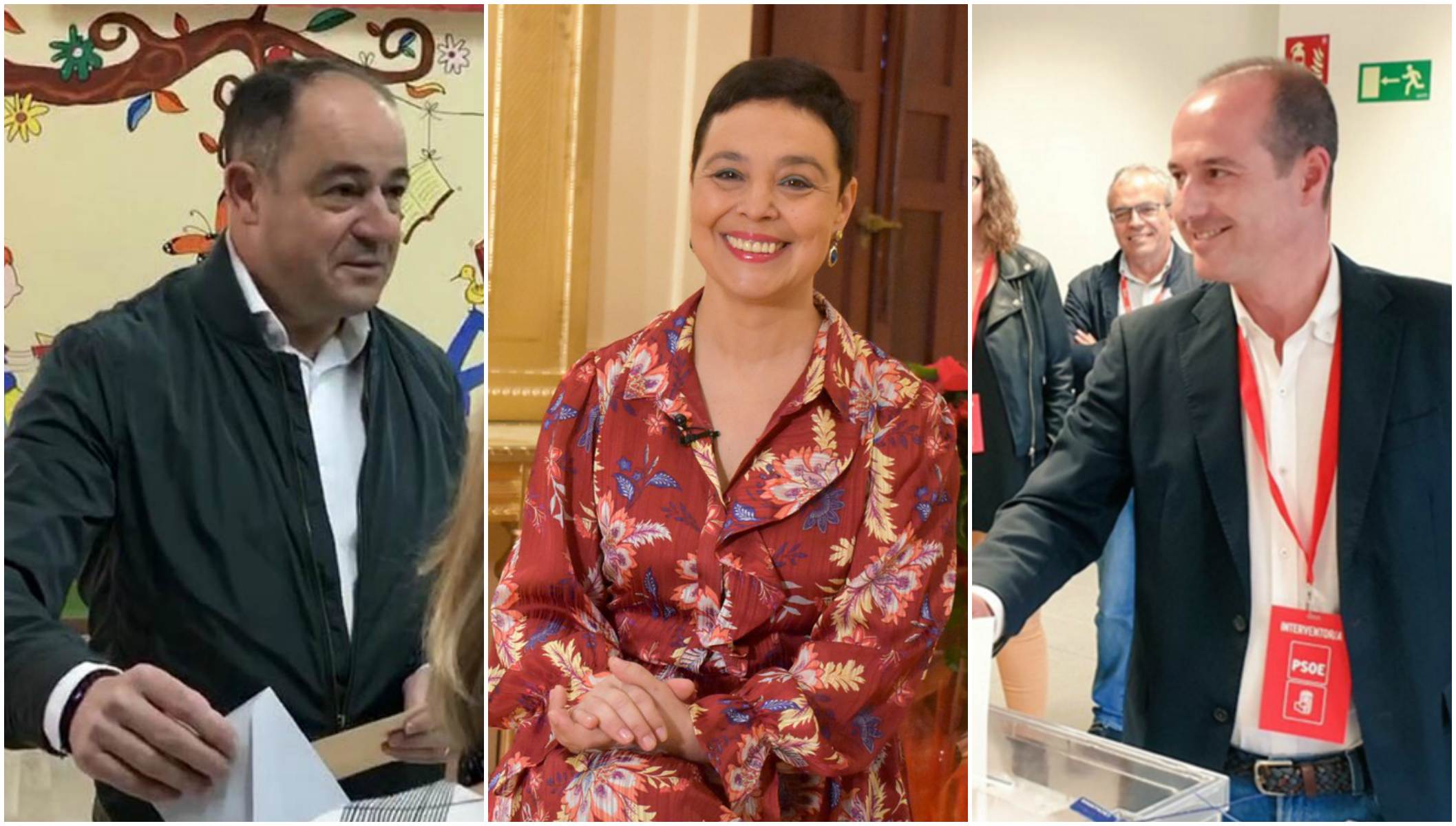 Emilio Sáez, Pilar Zamora y Alberto Rojo serán alcaldes de Albacete, Ciudad Real y Guadalajara.