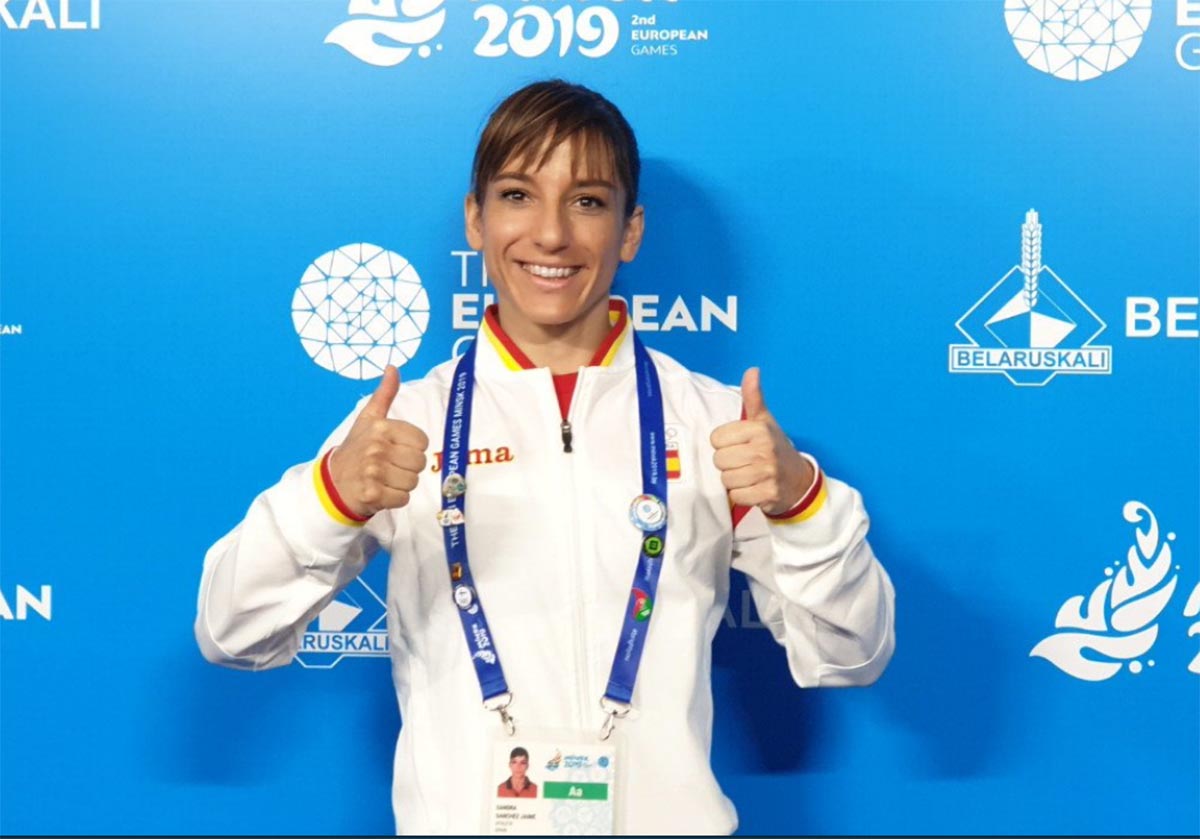 Sandra Sánchez, oro en los Juegos Europeos