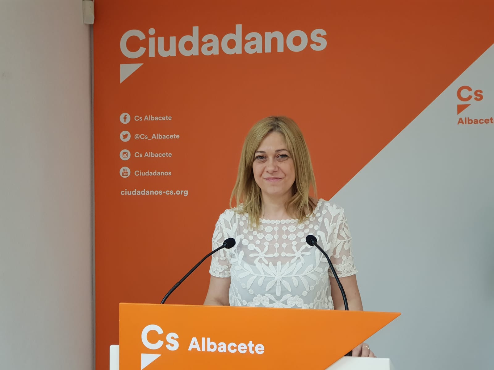 page Carmen Picazo, portavoz de Ciudadanos en las Cortes de Castilla-La Mancha.