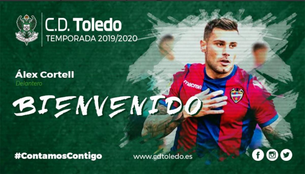 Álex Cortell, ariete, nuevo jugador del Toledo