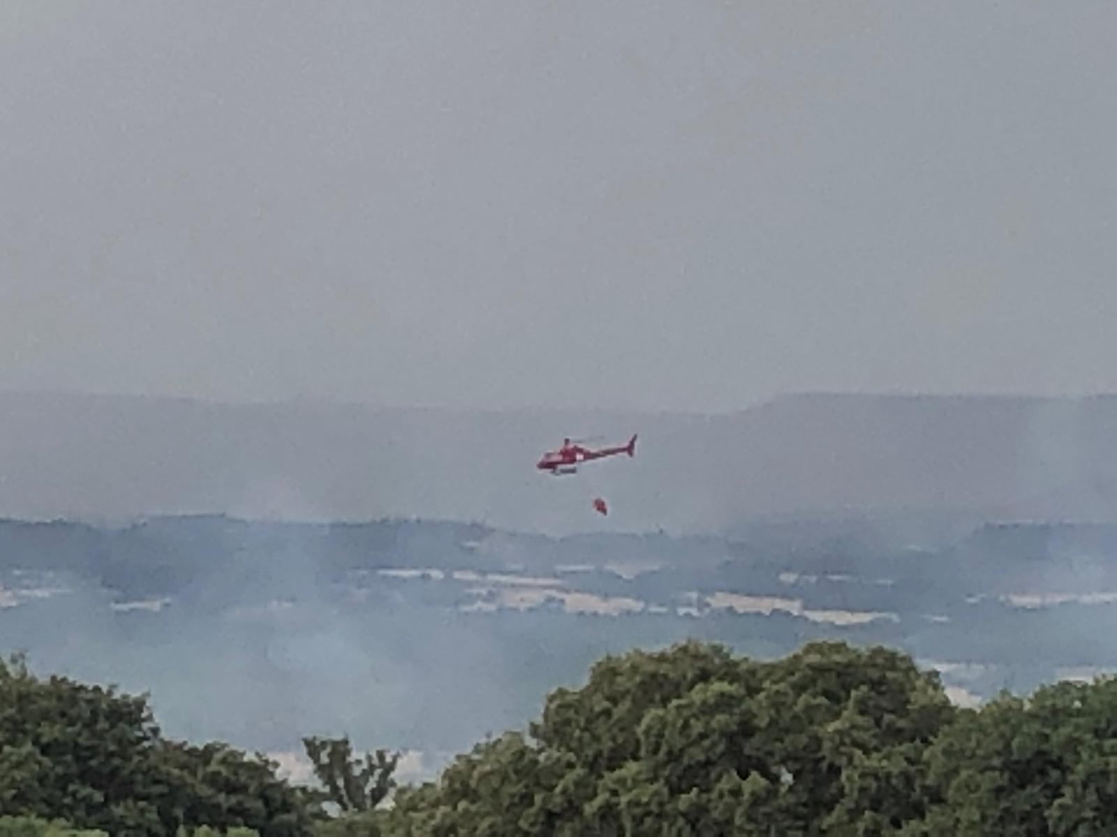 Incendio en Alcohujate (Cuenca).