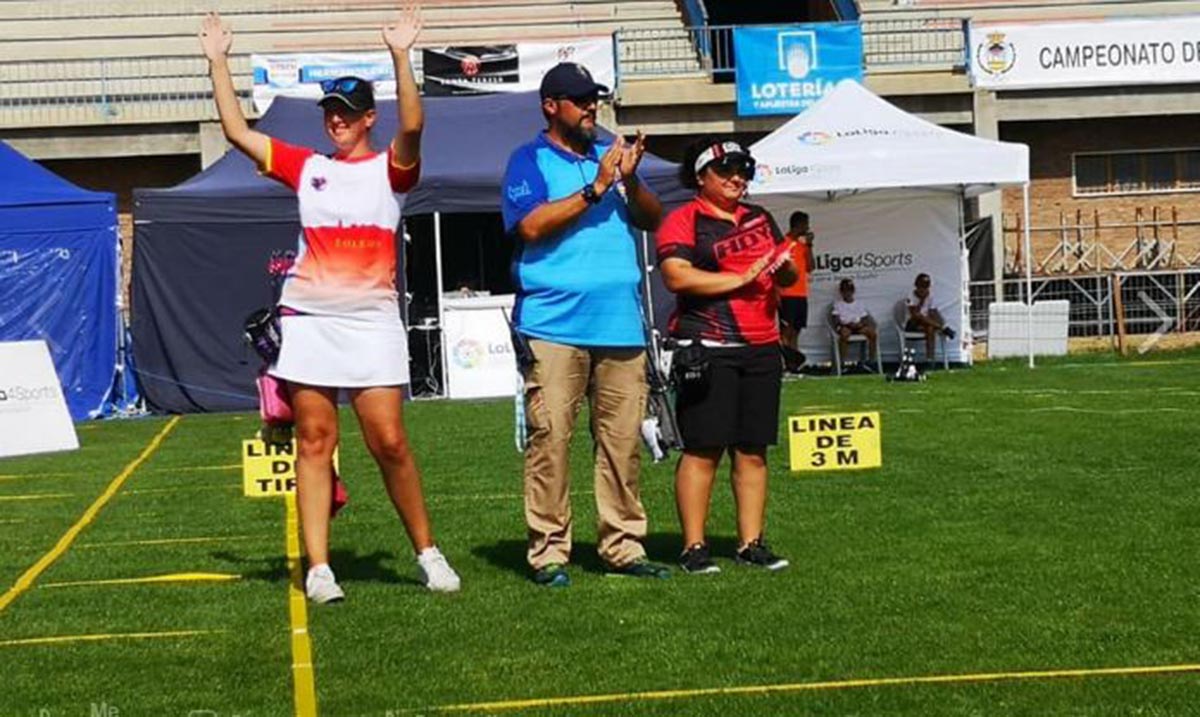 Lucía Alejo, subcampeona de España de tiro con arco