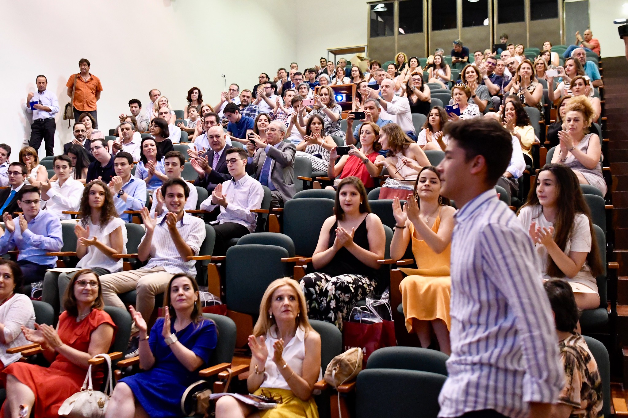 En la foto, los mejores alumnos de la EVAU de 2019