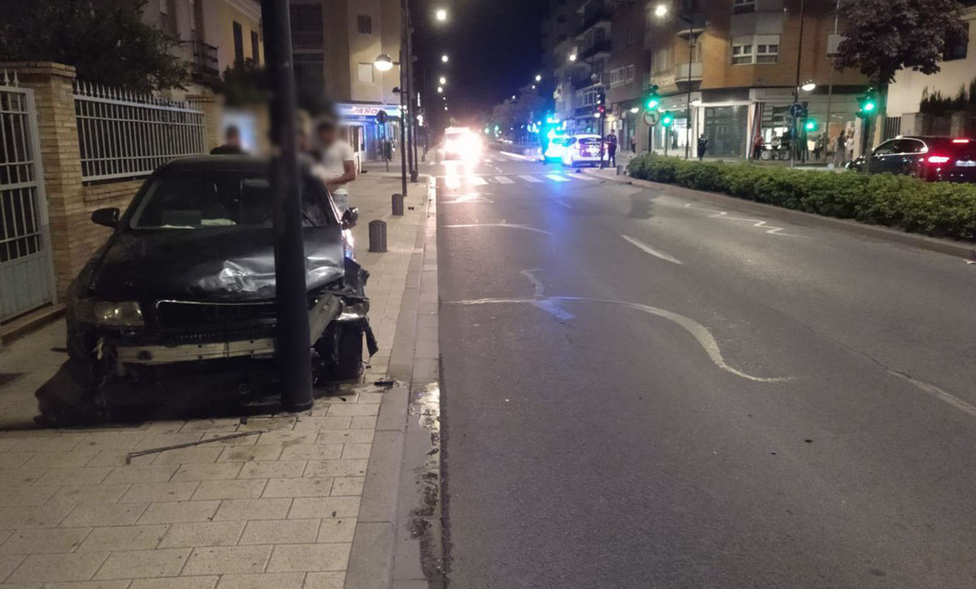 Este coche quedó de esta guisa tras el accidente sufrido.