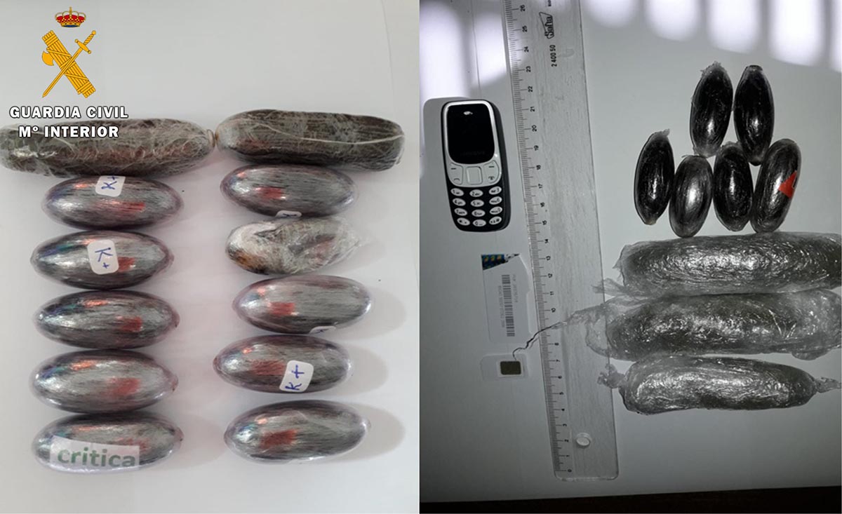 Hachís, marihuana y un móvil lanzados al interior de la cárcel de Ocaña