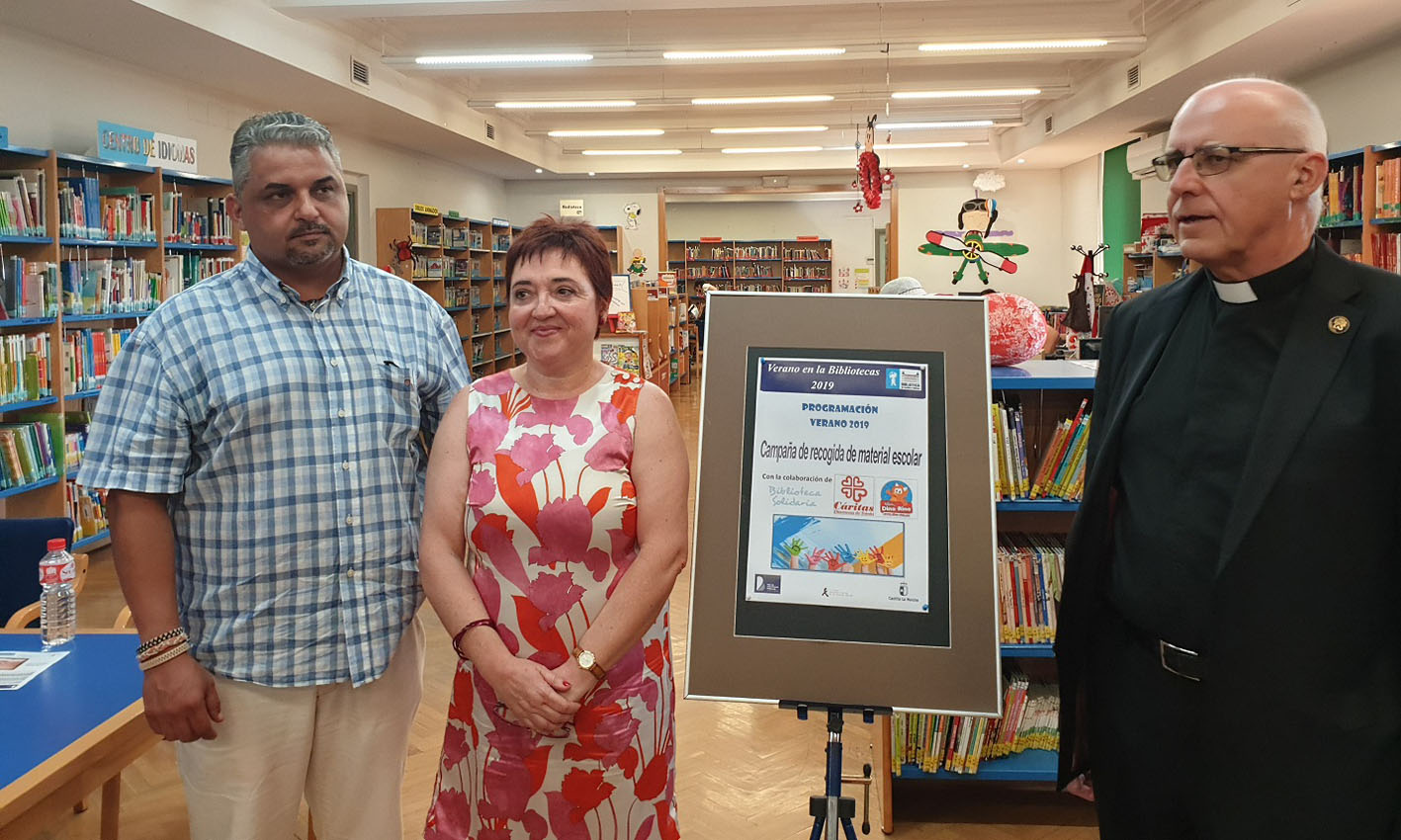 Material escolar a cambio de retirar las sanciones, es la nueva apuesta de Cáritas Toledo que ha puesto en marcha en la Biblioteca de CLM.