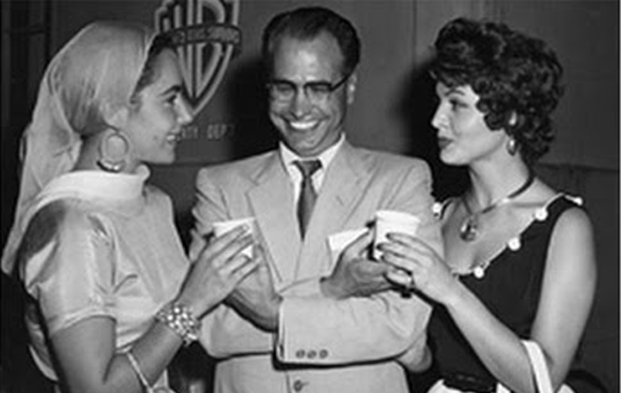 Fotografía de Sara Montiel, Liz Taylor y Armando del Moral.