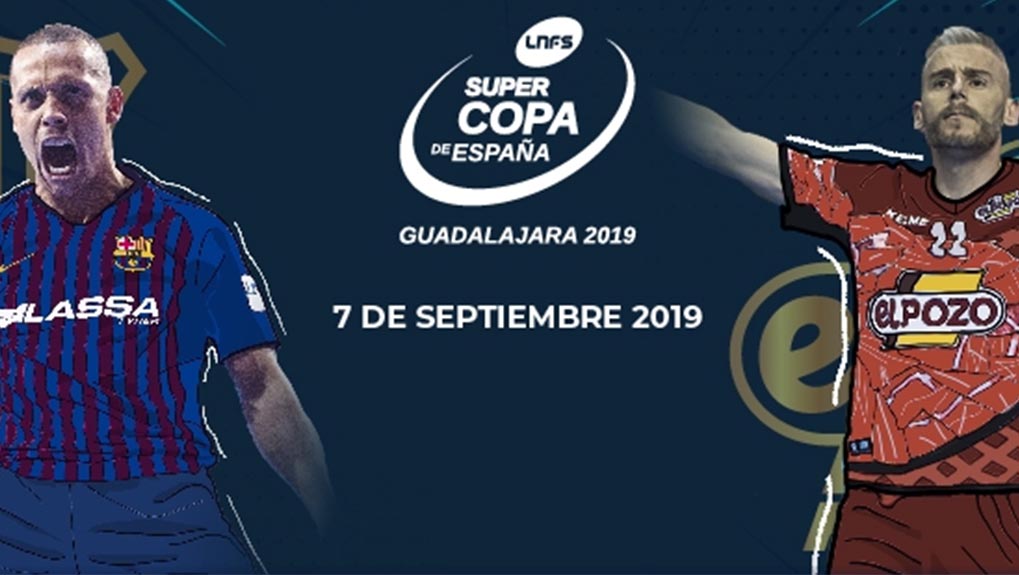 Cartel de la final de la Supercopa de fútbol sala