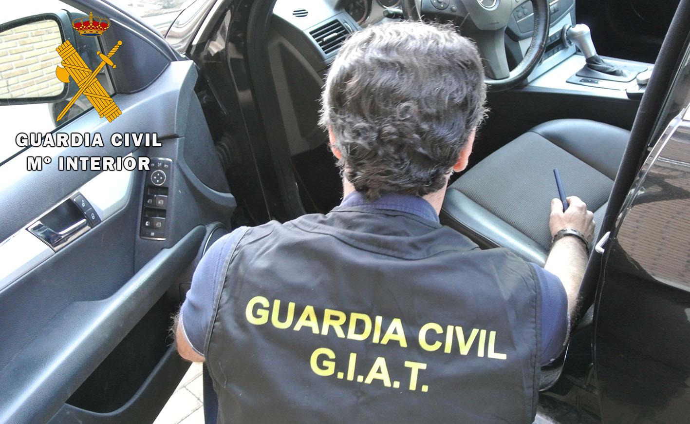 En la imagen, uno de los miembros del Grupo de Investigación y Análisis de Tráfico (GIAT) de la Guardia Civil de Toledo.