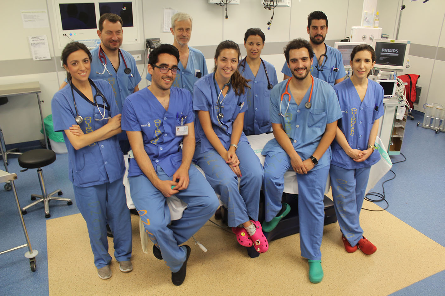 Los médicos premiados por el mejor caso clínico presentado en unas jornadas de la Sociedad de Anestesia de CLM.