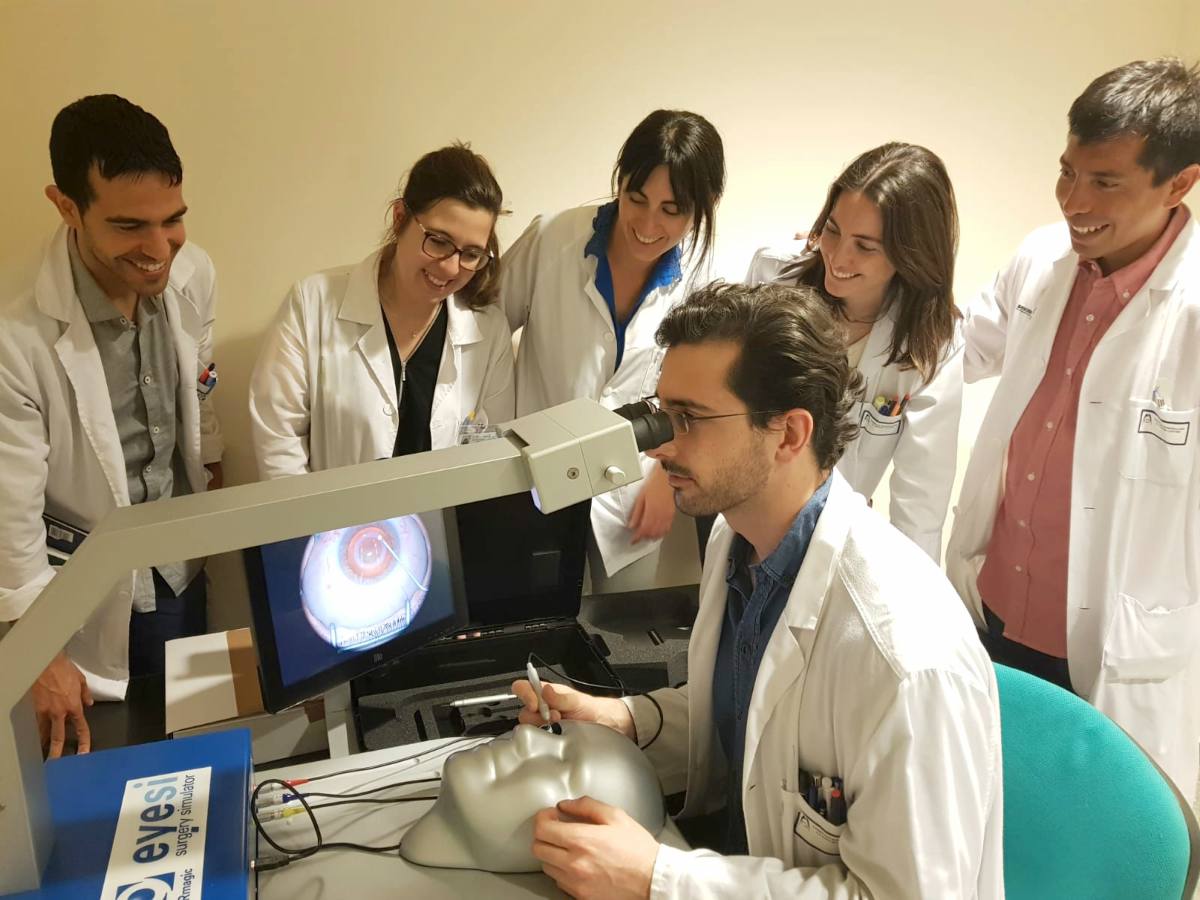 Servicio de Oftalmología del Hospital de Alcázar.