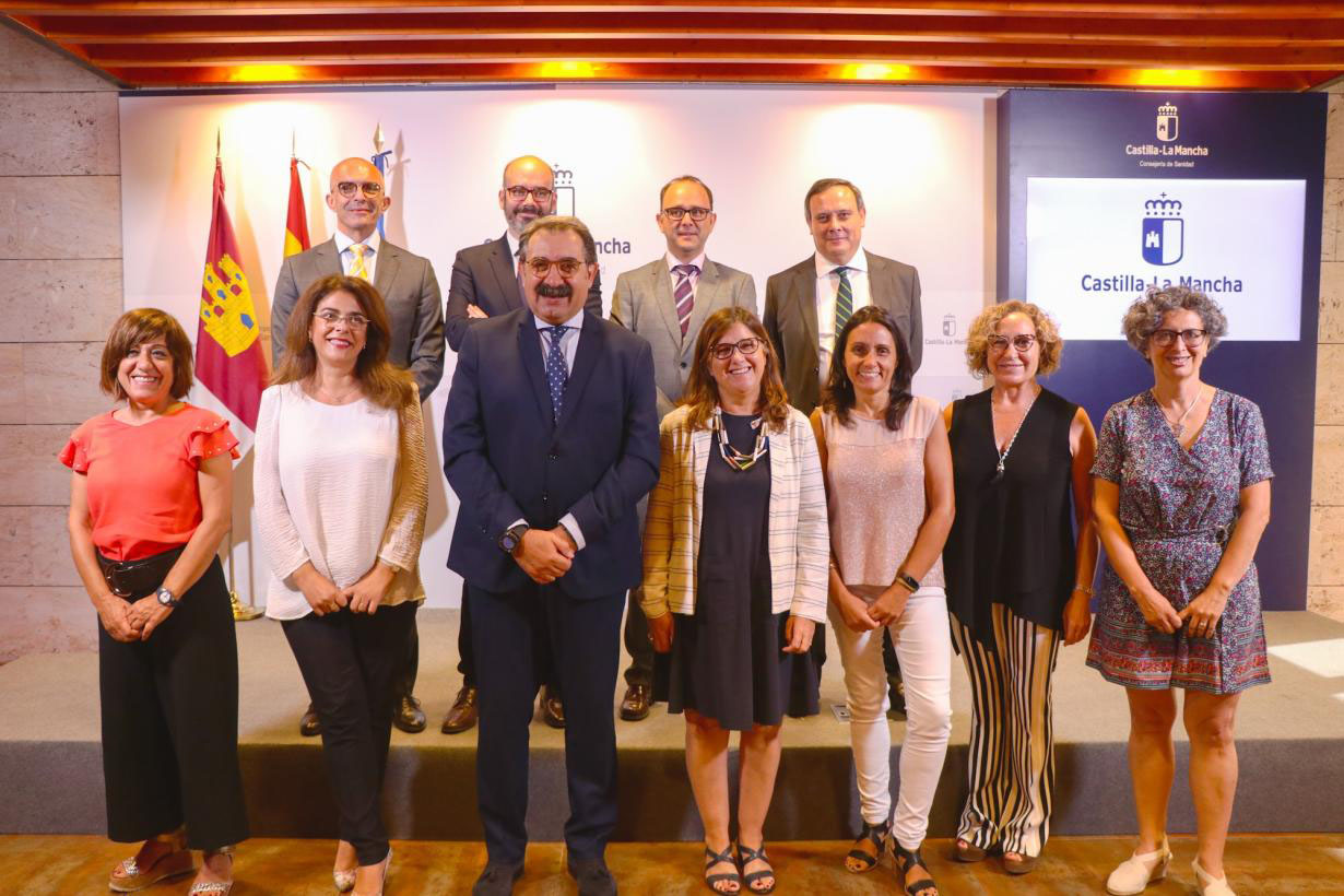 Presentación del nuevo equipo de la Consejería de Sanidad.