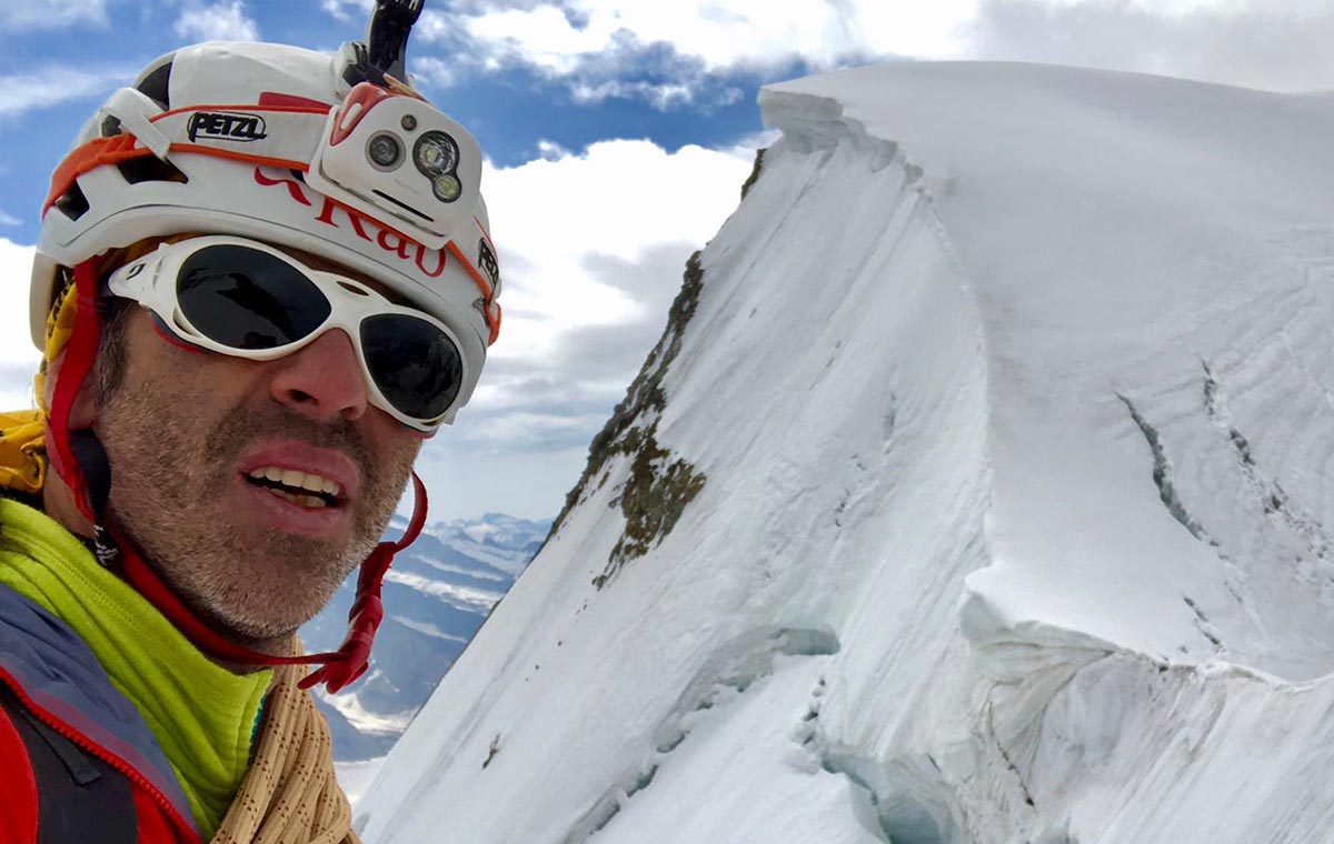 Pedro Cifuentes, durante su expedición a Suiza