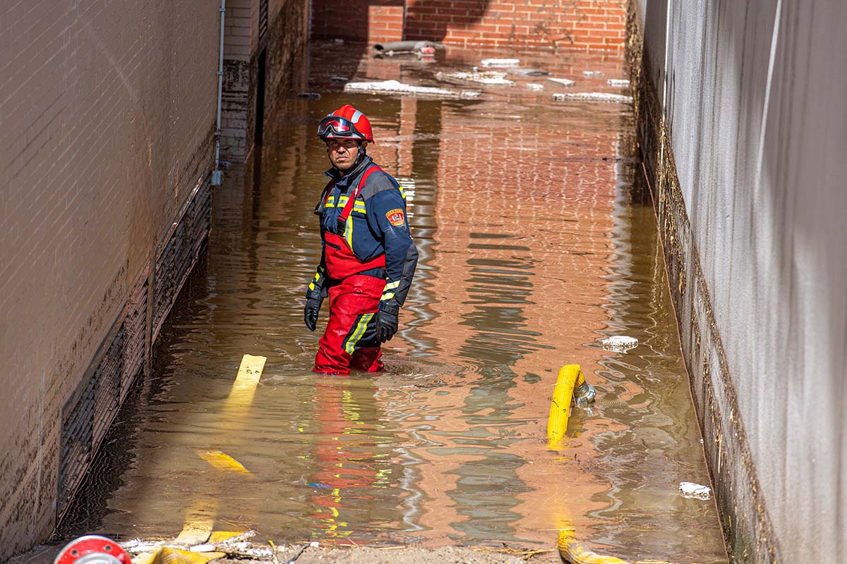 Imagen de archivo de inundaciones de Borox (Toledo).
