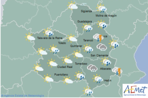 El tiempo en Castilla-La Mancha.