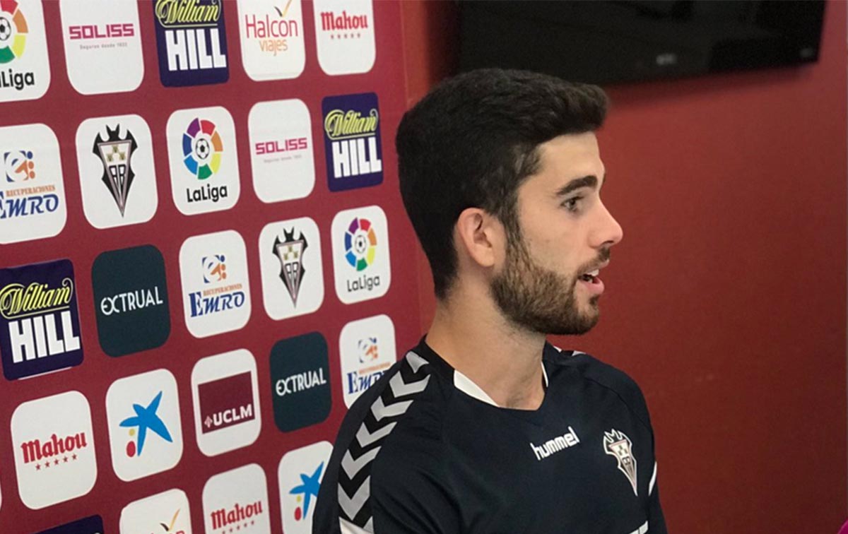 Diego Barri, jugador del Albacete